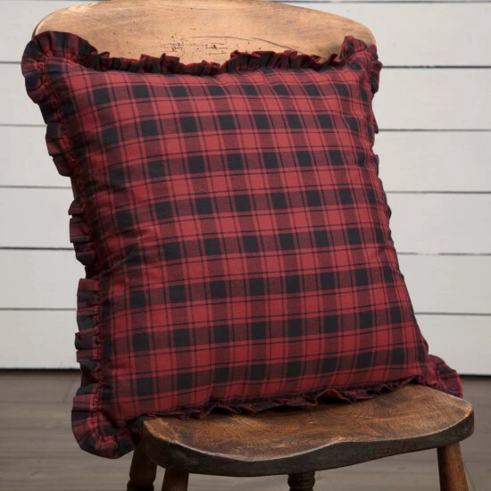 Flash Sale π VHC Brands Cumberland Plaid Pillow 18x18 β