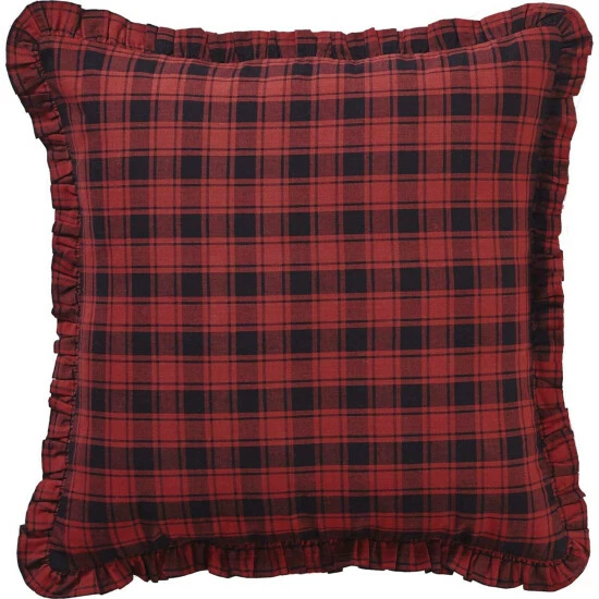 Flash Sale π VHC Brands Cumberland Plaid Pillow 18x18 β - Image 2