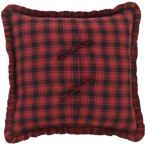Flash Sale π VHC Brands Cumberland Plaid Pillow 18x18 β - Image 3