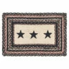 Outlet 🔔 VHC Brands Colonial Star Jute Rect Placemat 12x18 ✨