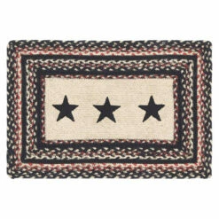 Outlet π VHC Brands Colonial Star Jute Rect Placemat 12x18 β¨
