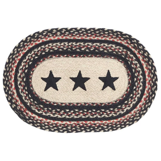 Cheap π₯ VHC Brands Colonial Star Jute Oval Placemat 12x18 β