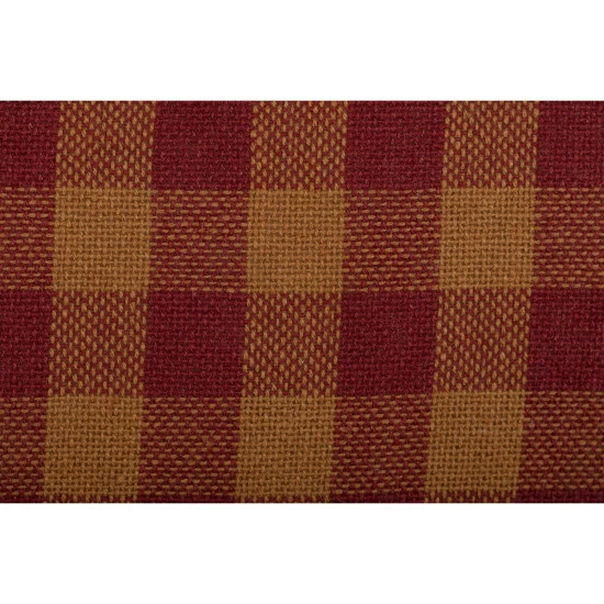 Cheap β¨ VHC Brands Burgundy Check Chair Pad π - Image 4