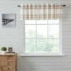 Discount 🛒 VHC Brands Wheat Plaid Valance 19x90 - M 💯