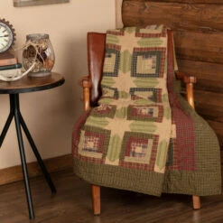 Best deal π VHC Brands Tea Cabin Throw Quilted 60x50 π