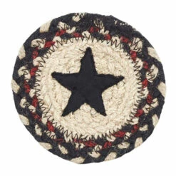 Cheap ✨ VHC Brands Colonial Star Jute Coaster Set Of 6 - 4 🌟