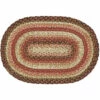 Buy ⌛ VHC Brands Ginger Spice Jute Oval Placemat 12x18 🔥