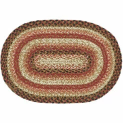 Buy ⌛ VHC Brands Ginger Spice Jute Oval Placemat 12x18 🔥