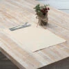 Buy 🎉 VHC Brands Creme Lace Deer Placemat Set Of 6 12x18 - Placemat 12x18 🎁