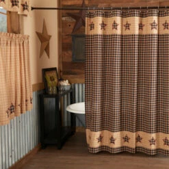 Cheap 🤩 VHC Brands Bingham Star Shower Curtain 72x72 ✔️