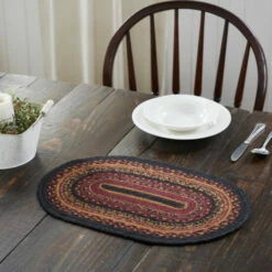 Deals π VHC Brands Heritage Farms Jute Oval Placemat 10x15 β¨