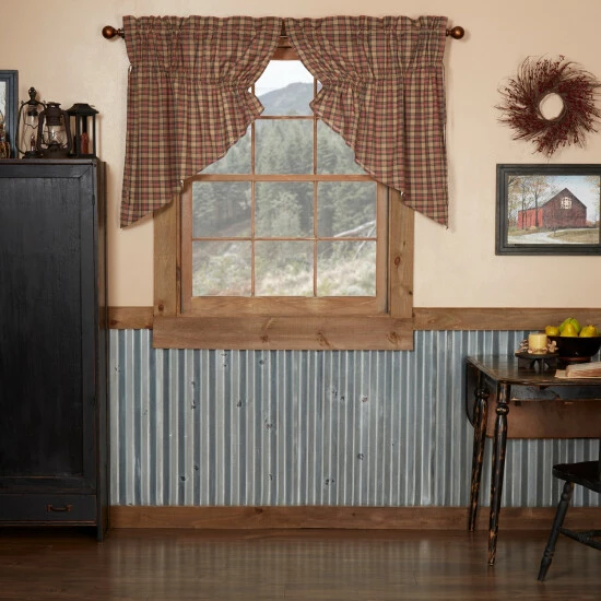 New π VHC Brands Crosswoods Prairie Swag Set Of 2 36x36x18 - Prairie Swag 36x36x18 - Prairie Swag 36x36x18 π - Image 3