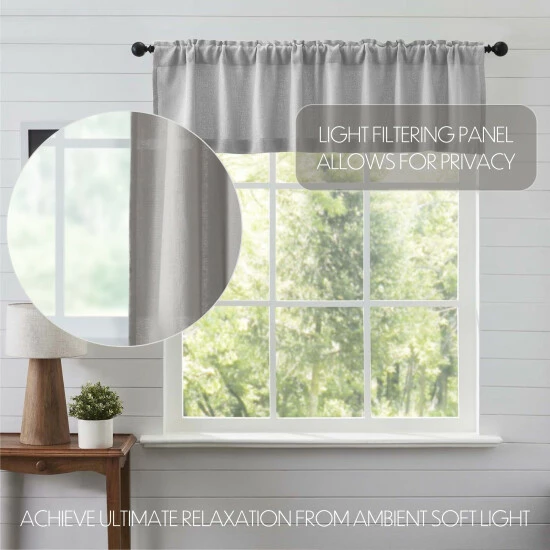 Best Pirce β VHC Brands Burlap Dove Grey Valance 16x72 π