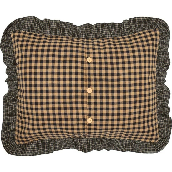 Brand new 𧨠VHC Brands Tan Primitive Bedding VHC Maisie Sham Cotton Patchwork π - Image 3