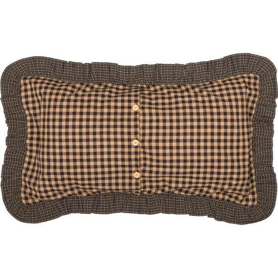 Brand new 𧨠VHC Brands Tan Primitive Bedding VHC Maisie Sham Cotton Patchwork π - Image 6