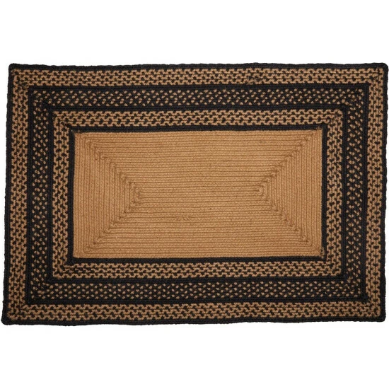 Deals π VHC Brands Farmhouse Jute Rug Rect Stencil Stars W/ Pad 24x36 - 2' X 3' π - Image 3