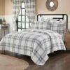 Cheapest 🤩 VHC Brands Black Plaid Queen Coverlet 94x94 😉