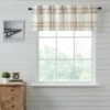 Best reviews of ❤️ VHC Brands Wheat Plaid Valance 19x60 - M 😀