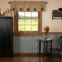 Top 10 π VHC Brands Farmhouse Star Applique Valance π