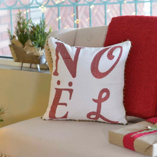 Coupon β¨ VHC Brands Vintage Stripe Noel Pillow 16x16 π - Image 2