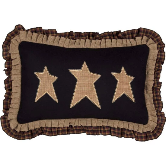 Flash Sale π VHC Brands Heritage Farms Primitive Stars Pillow 14x22 π - Image 2