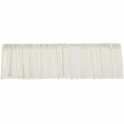 New 🌟 VHC Brands Tobacco Cloth Antique White Patchwork Valance 16x90 🔔