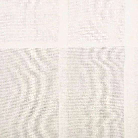 New π VHC Brands Tobacco Cloth Antique White Patchwork Valance 16x90 π - Image 3