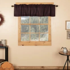 Best Sale π― VHC Brands Glennock Plaid Valance 16x72 - Valance 16x72 π