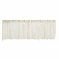 Hot Sale π― VHC Brands Tobacco Cloth Antique White Patchwork Valance 16x72 π―