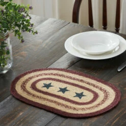 Best Pirce π VHC Brands Potomac Jute Placemat Stencil Stars 10x15 - 10" X 15" β€οΈ