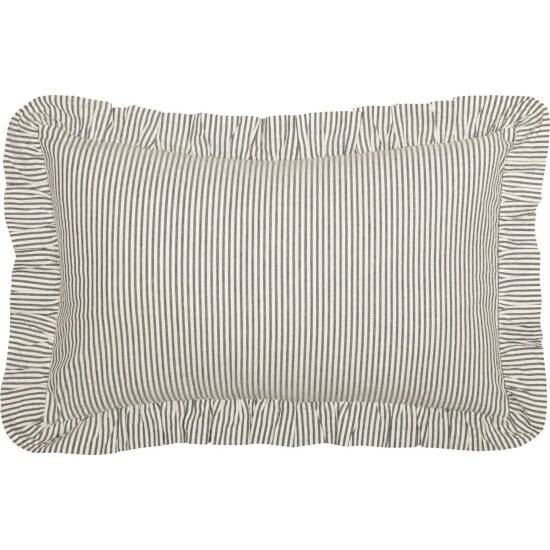 Buy π VHC Brands Hatteras Seersucker Blue Ticking Stripe Fabric Pillow 14x22 π€© - Image 2