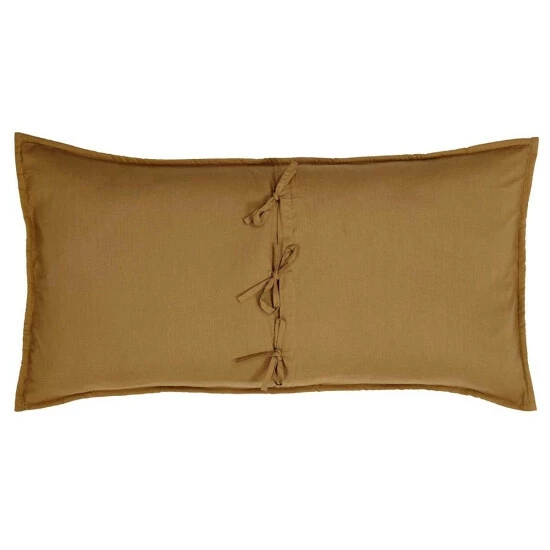 New π₯ VHC Brands Tan Primitive Bedding VHC Stratton Sham Cotton Star Appliqued π - Image 4