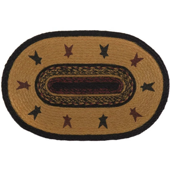 Buy π₯ VHC Brands Heritage Farms Star Jute Placemat Set Of 6 12x18 - Placemat 12x18 β - Image 3
