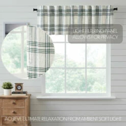 Coupon 🔔 VHC Brands Pine Grove Plaid Valance 19x90 - M ❤️
