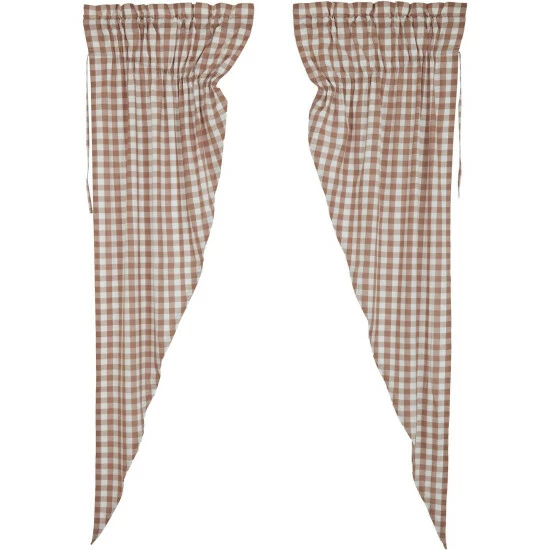 Promo π€© VHC Brands Annie Buffalo Portabella Check Prairie Long Panel Set Of 2 84x36x18 π - Image 3