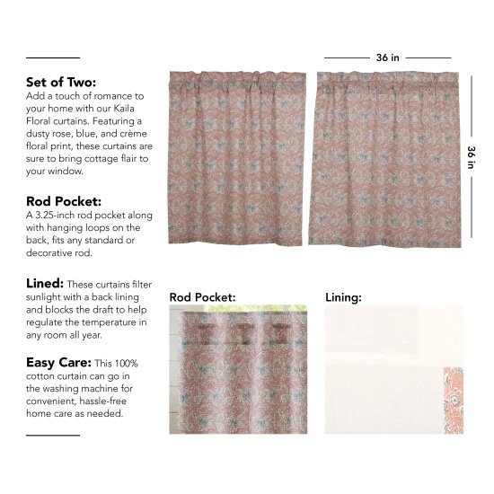 Top 10 π VHC Brands Kaila Floral Tier Set Of 2 L36xW36 β¨ - Image 3