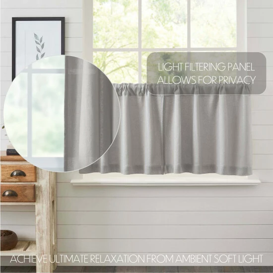 Best Pirce ❤️ VHC Brands Burlap Dove Grey Tier Set Of 2 L24xW36 ✨