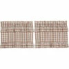 Promo ✔️ VHC Brands Annie Buffalo Portabella Check Ruffled Tier Set Of 2 L24xW36 🧨