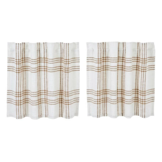 Flash Sale β¨ VHC Brands Wheat Plaid Tier Set Of 2 L24xW36 π - Image 2