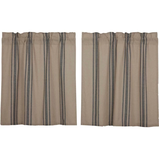 Top 10 π VHC Brands Grain Sack Charcoal Tier Set Of 2 L36xW36 π - Image 2