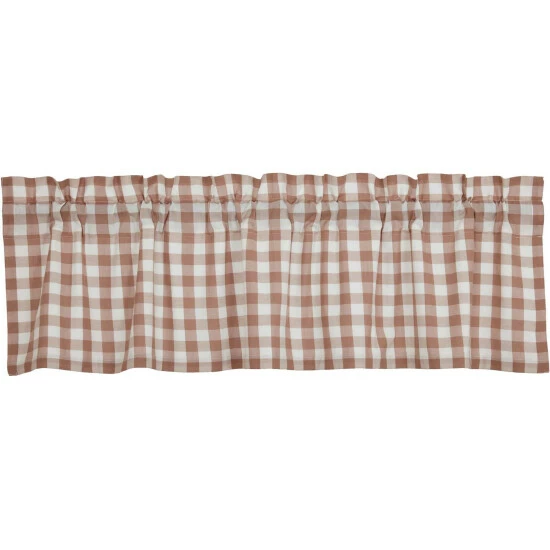 New βοΈ VHC Brands Annie Buffalo Portabella Check Valance 16x60 π₯ - Image 3