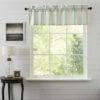 Best Pirce 😍 VHC Brands Grain Sack Aqua Valance 16x72 ❤️