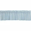 Flash Sale 🛒 VHC Brands Annie Buffalo Blue Check Valance 16x72 🔥