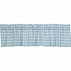 Flash Sale π VHC Brands Annie Buffalo Blue Check Valance 16x72 π₯