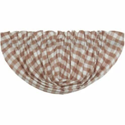 Wholesale π VHC Brands Annie Buffalo Portabella Check Balloon Valance 15x60 β€οΈ