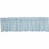 Cheap 🔥 VHC Brands Annie Buffalo Blue Check Valance 16x90 ❤️
