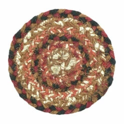 Brand new 𧨠VHC Brands Ginger Spice Jute Coaster Set Of 6 - 4 π―
