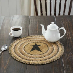Best Pirce ✔️ VHC Brands Kettle Grove Jute Trivet Stencil Star 15 🔔