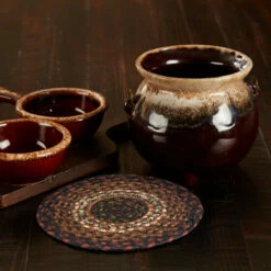 Buy ✨ VHC Brands Beckham Jute Trivet 8 - Trivet 8 🎉