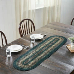 Buy 🥰 VHC Brands Pine Grove Jute Oval Runner 13x48 ✨